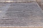 Building Of The Plant With Pattern Of Floor Stock Photo