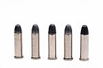 Bullets Isolated On White Background Stock Photo