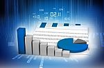 Business Graph Stock Photo