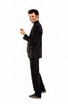 Business Man Standing Stock Photo