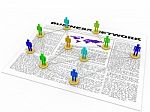 Business Network Stock Photo
