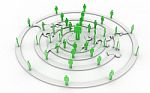 Business Network Stock Photo