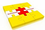 Business Puzzle Stock Photo