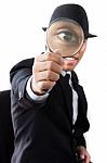 Businessman Glass Stock Photo