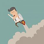 Businessman Growth Stock Photo