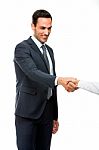 Businessman Handshake Stock Photo