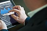 Businessman With Digital Tablet Pc Stock Photo