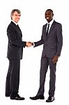 Businessmen Shaking Hands Stock Photo
