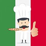 Cartoon Chef Illustration Stock Photo