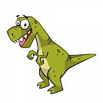 Cartoon Of Tyrannosaurus Dinosaur Stock Photo