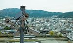 Cctv Cameras Stock Photo