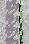 Chain And Shadow Stock Photo
