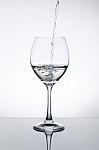 Champagne Glass Stock Photo