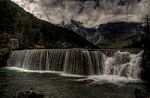 China Lijiang Dragon Mountain Waterfalls Stock Photo