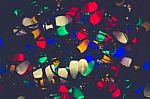 Christmas Lights Tangled Up Together Background Stock Photo