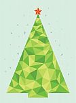 Christmas Treegraphic Stock Photo