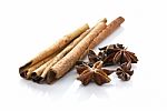 Cinnamon And Anise Stock Photo