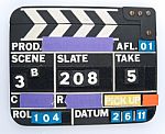 Clapperboard Stock Photo