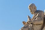 Classic Plato Statue Stock Photo