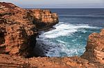 Clift And Strong Waves Along The Great Ocean Road Stock Photo