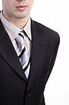 Close-up Of A Businessman Stock Photo