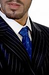 Close Up Of Businessperson's Tie Stock Photo