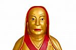 Close Up Of Chinese Golden Monk Stock Photo
