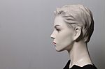 Close Up On A Woman's Doll - Mannequin Stock Photo
