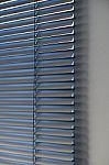 Closed Window Blinds Stock Photo