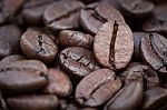 Closeup Coffee Beans Stock Photo