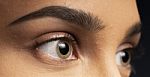 Closeup Of An Eyelashes Stock Photo