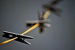 Clothesline Stock Photo