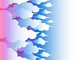 Clouds Background Stock Photo