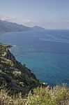 Coast, Italy, Sardinia, Western Sardinia, Alghero, Capo Caccia Stock Photo