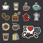 Coffee And Tea Icon Stock Photo