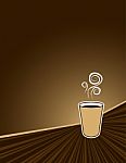 Coffee Rush Background Stock Photo