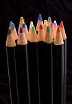 Colored Pencils Stock Photo