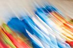 Colorful Abstract Light Vivid Color Blurred Background Stock Photo