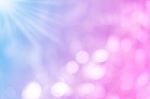 Colorful Bokeh Blurred And  Lights Background Stock Photo
