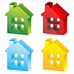 Colorful House Stock Photo
