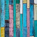 Colorful Wood Stock Photo
