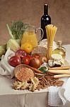 Composition Of Food Stock Photo