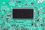 Computer Circuit Board Stock Photo