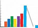 Construction Of Business Charts Stock Photo