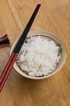 Cooked Rice Stock Photo