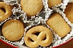 Cookies In Box Stock Photo