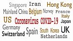Countries With Confirmed Coronavirus Cases. Chinese Wuhan Virus Stock Photo