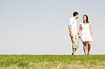 Couple Holding Hands Stock Photo