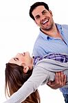 Couple In Playful Mood Stock Photo