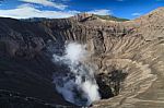 Creater Of Bromo Vocalno Stock Photo